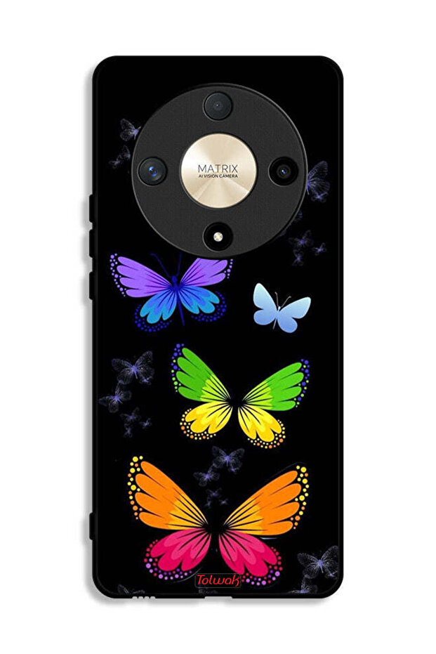 Honor X9b Protective Case Cover Colorful Butterflies