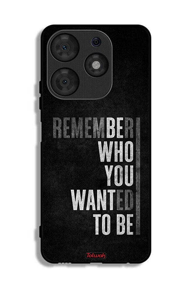 Tecno Spark 10 Pro Protective Case Cover Remember Who You Wanted To Be