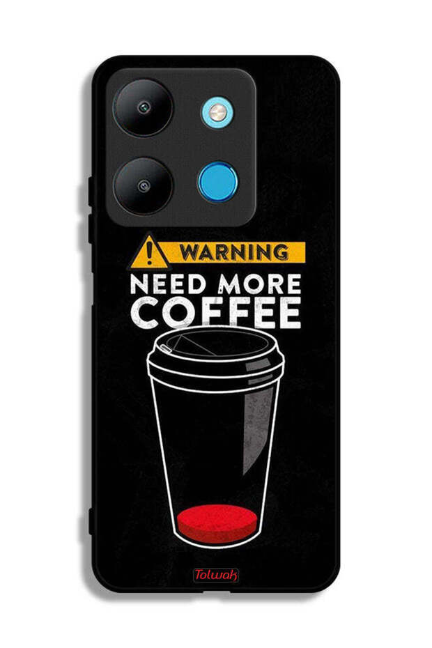 Infinix Smart 7 Protective Case Cover Need More Coffee