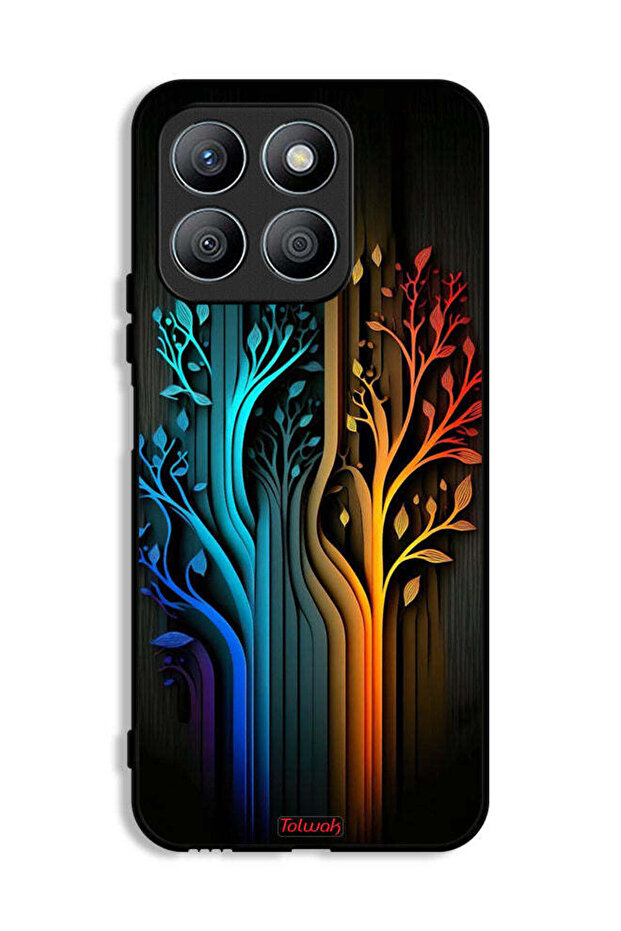 Honor X8b Protective Case Cover Tree Leaves Art