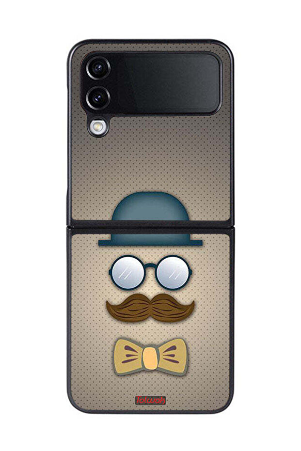 Samsung Galaxy Z Flip 4 Protective Case Cover ManS Head Art