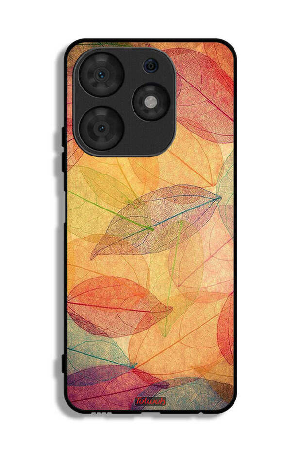Tecno Spark 10 Pro Protective Case Cover Leaves Abstract Digital Art