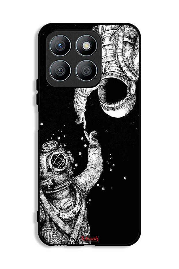 Honor X8b Protective Case Cover Astronauts