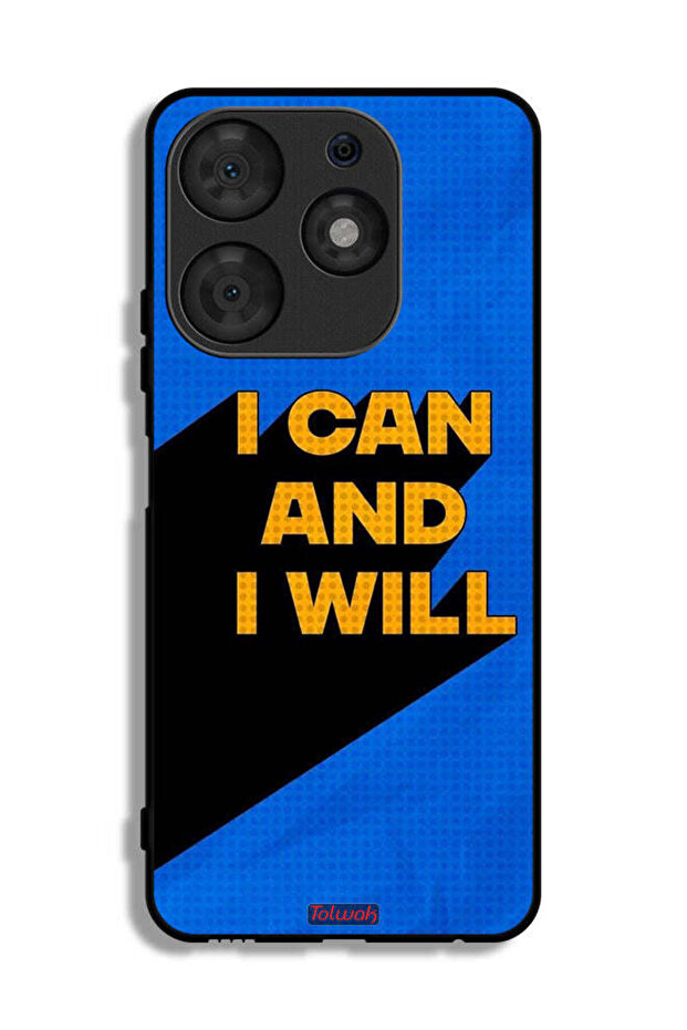 Tecno Spark 10 Pro Protective Case Cover I Can And I Will