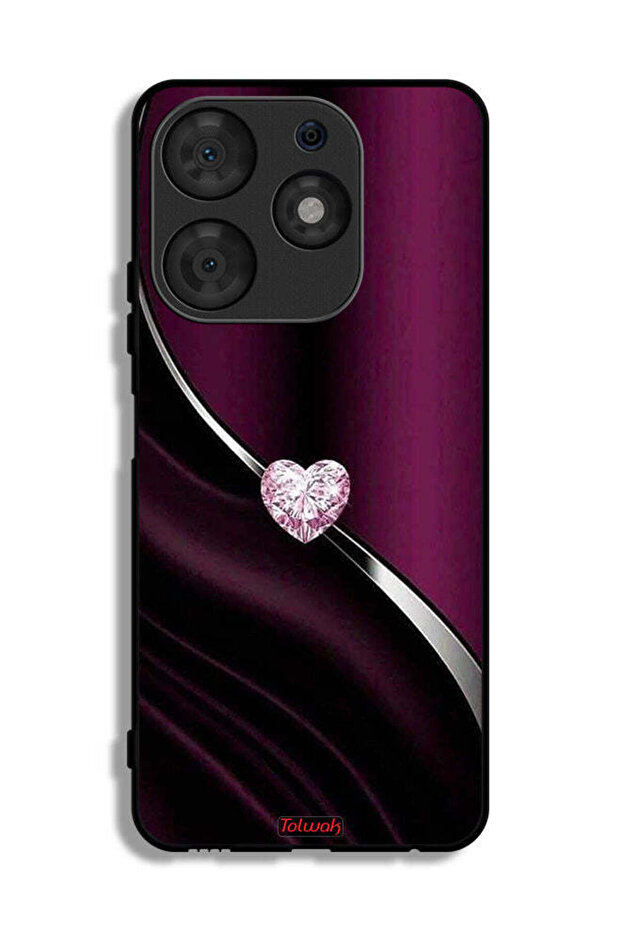 Tecno Spark 10 Pro Protective Case Cover Diamond Heart