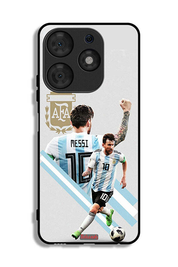 Tecno Spark 10 Pro Protective Case Cover Leo Messi Art