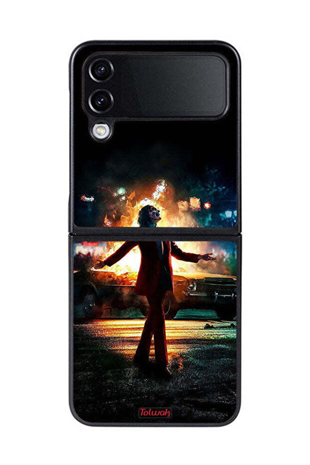 Samsung Galaxy Z Flip 4 Protective Case Cover Joker Happy Mode