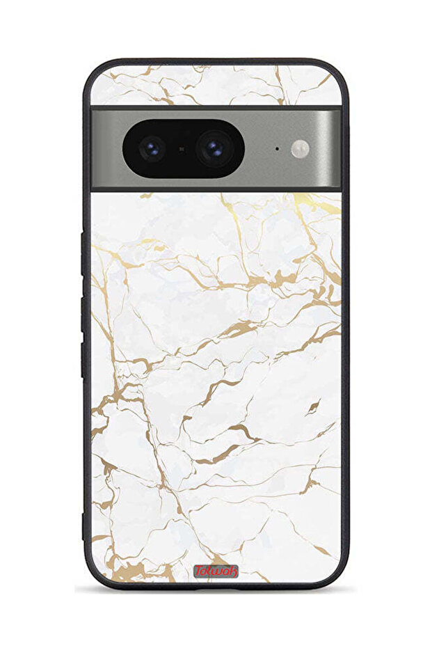 غطاء حماية لجهاز Google Pixel 8 بنمط رخامي - 1