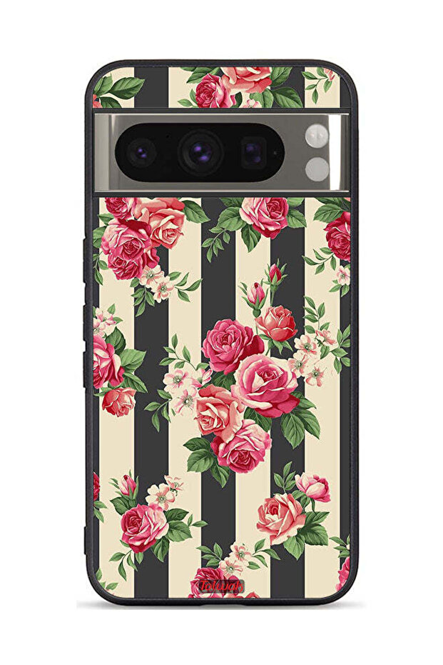 غطاء حماية لجهاز Google Pixel 8 Pro بنقشة الورود - 1