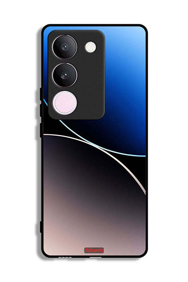 vivo V29 Protective Case Cover Curve Lines Pattern