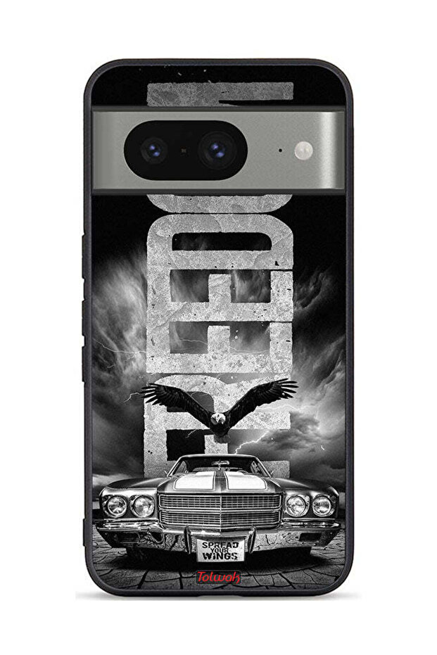 Google Pixel 8 Protective Case Cover Freedom Art