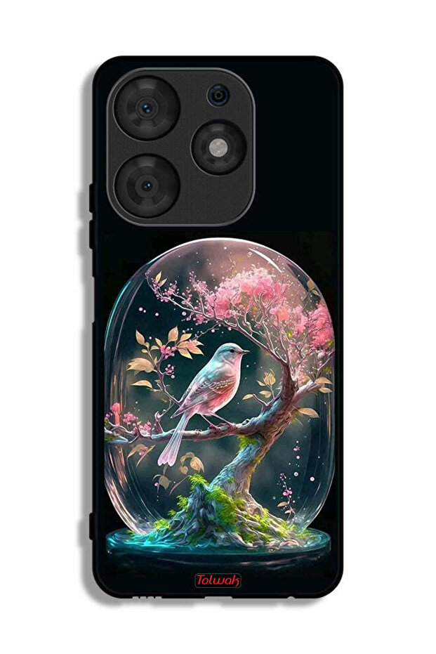 Tecno Spark 10 Pro Protective Case Cover Bird In Jarr
