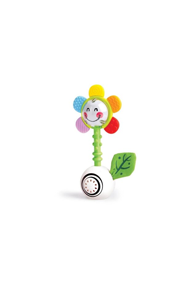 Shake & Sparkle Flower Rattle E0133