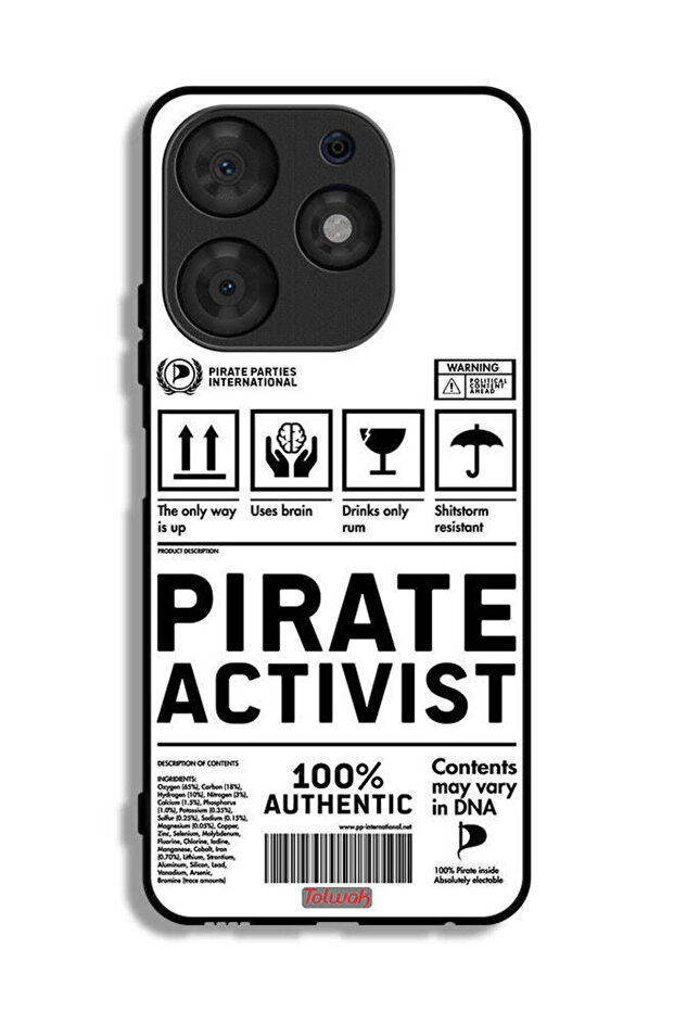 Tecno Spark 10 Pro Protective Case Cover Private Activist Sticker