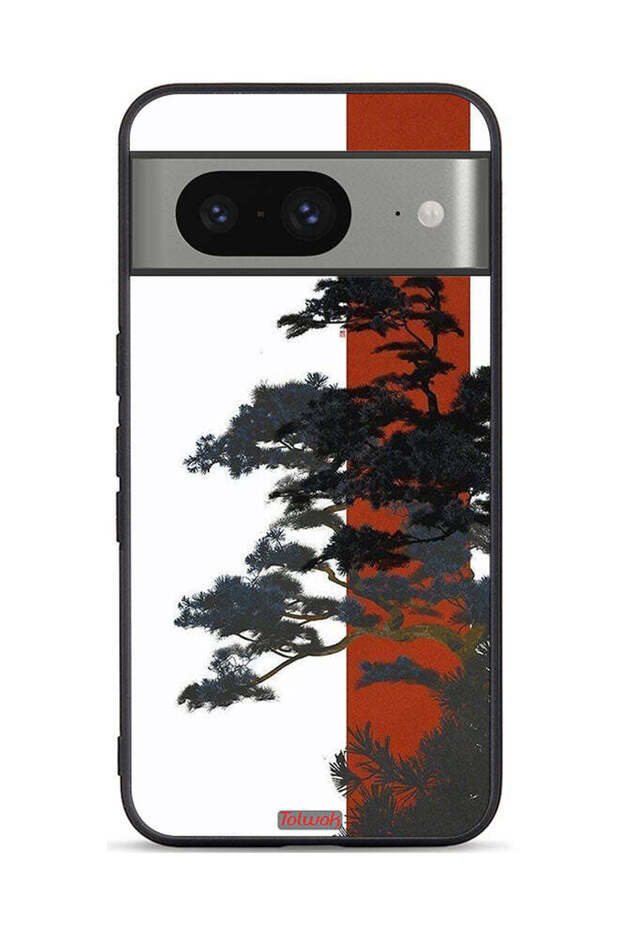 Google Pixel 8 Protective Case Cover Tree Artwork - 1