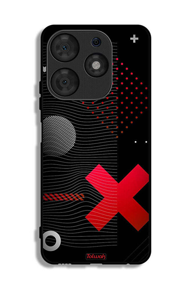 Tecno Spark 10 Pro Protective Case Cover Cross Sign