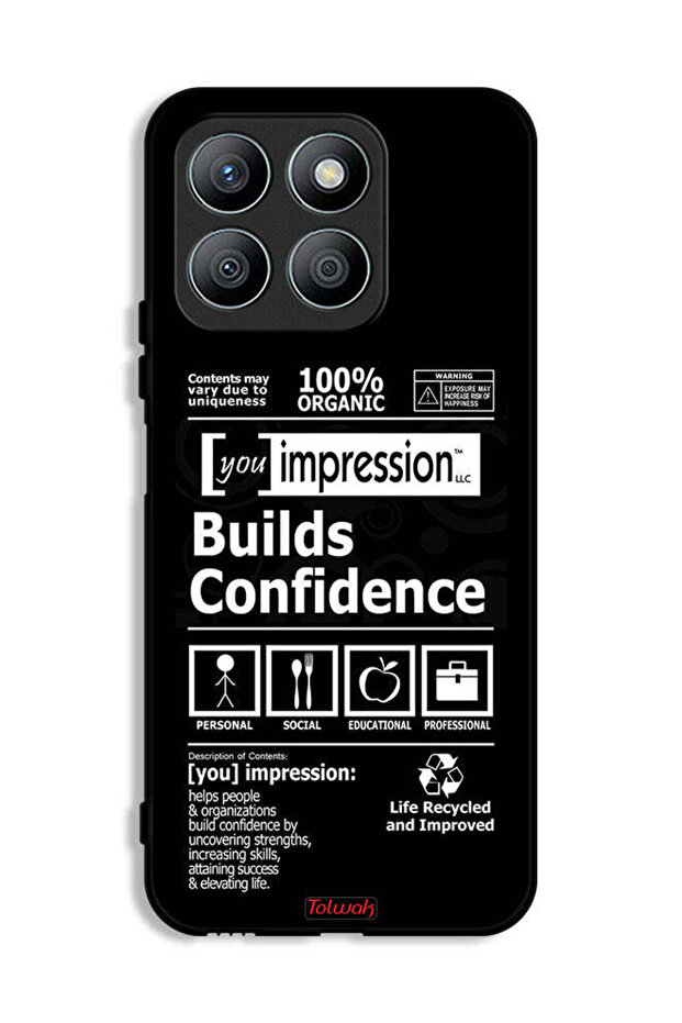 Honor X8b Protective Case Cover Builds Confidence Sticker
