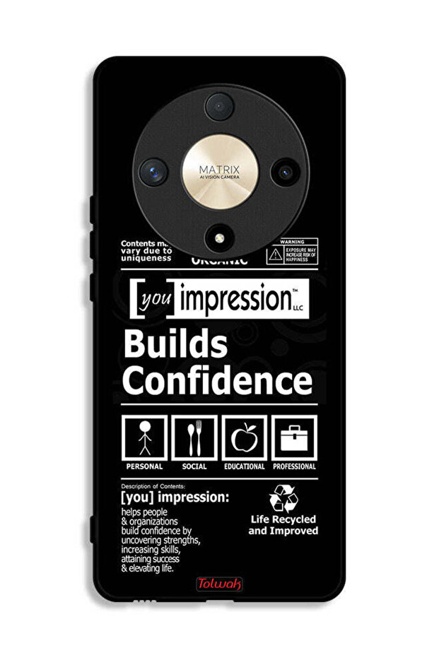 Honor X9b Protective Case Cover Builds Confidence Sticker
