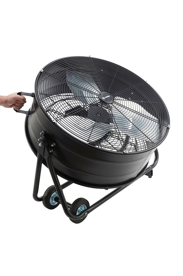 Endüstriyel Sanayi Yer Tipi Vantilatör Tekerlekli 80cm 330W Davul Vantilatör NC037 - 6