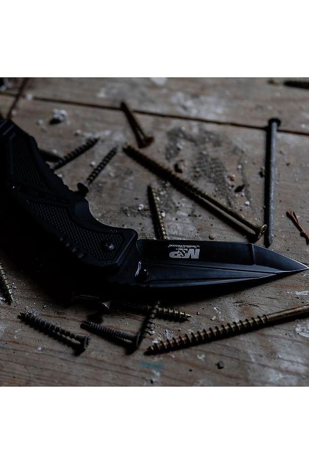 Smith Wesson® M&P® TANTO BLACK Survivor Rescue Knife Carbon Taktik Çakı SWMP11BCP - 5