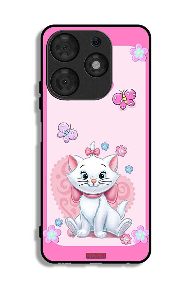 Tecno Spark 10 Pro Protective Case Cover Cute Lady Cat