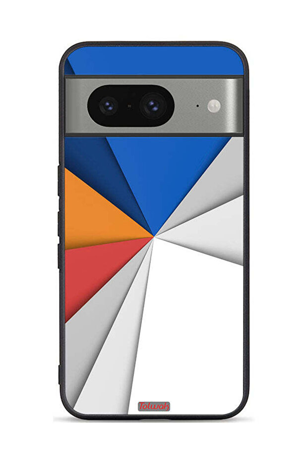 Google Pixel 8 Protective Case Cover Material Matches Abstract Art