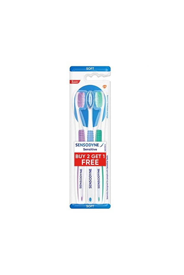 T.b * Sensitive Buy 2 Get 1 Free Soft --- Sensodyne Toothbrush * Sensitive Buy 2 Get 1 Free Soft - 1