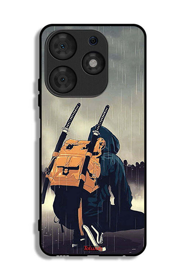 Tecno Spark 10 Pro Protective Case Cover Sword Samurai Digital Art