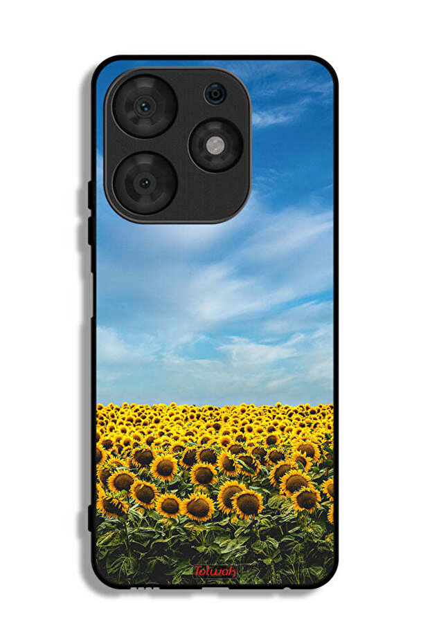 Tecno Spark 10 Pro Protective Case Cover Sunflowers Under The Sky