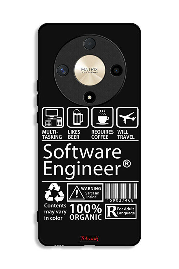 Honor X9b Protective Case Cover Software Engineer Sticker