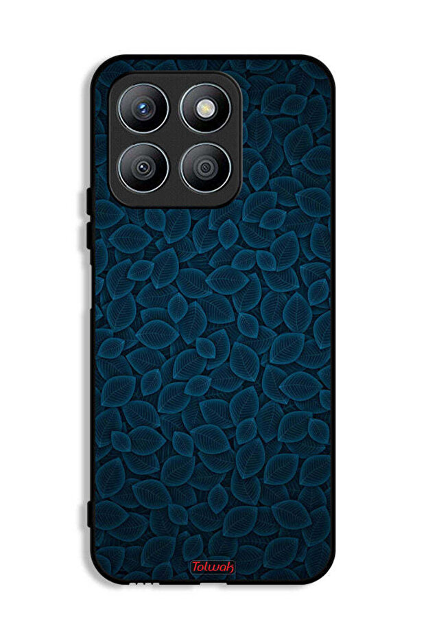 Honor X8b Protective Case Cover Digital Art Leaves Pattern