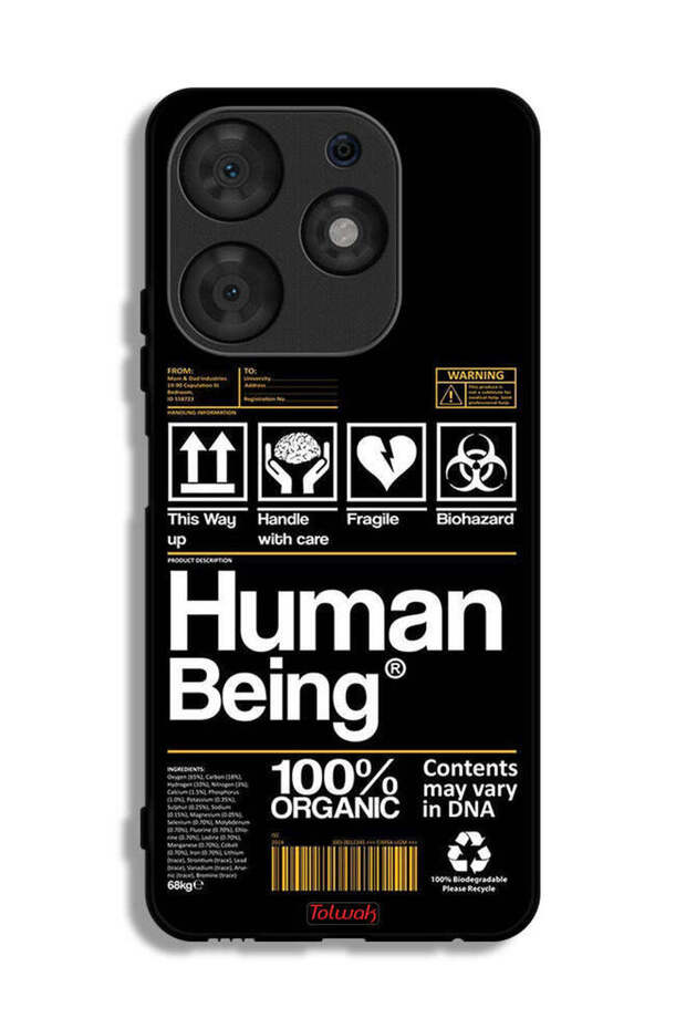 Tecno Spark 10 Pro Protective Case Cover Human Being Sticker