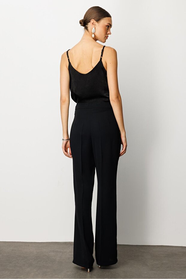 Modailgi Krep Pantolon - 75007 Siyah - 6