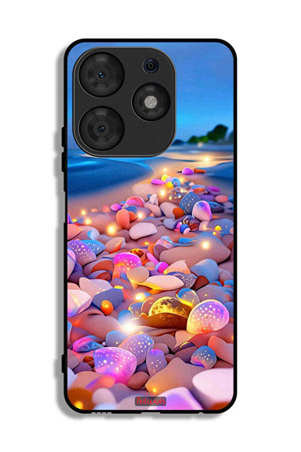 Tecno Spark 10 Pro Protective Case Cover Stones Art