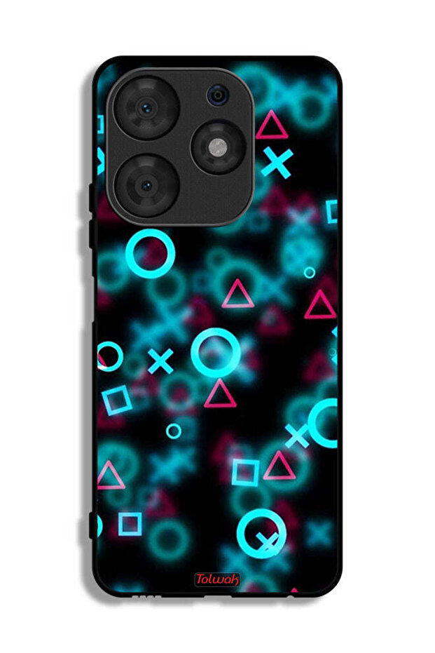 Tecno Spark 10 Pro Protective Case Cover Squid Game Icons Small