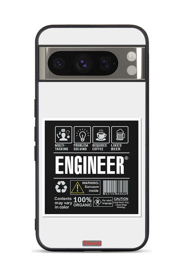 غطاء حماية لجهاز Google Pixel 8 Pro - ملصق مهندس - 1