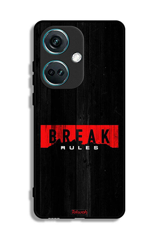 OnePlus Nord CE3 Protective Case Cover Break Rules