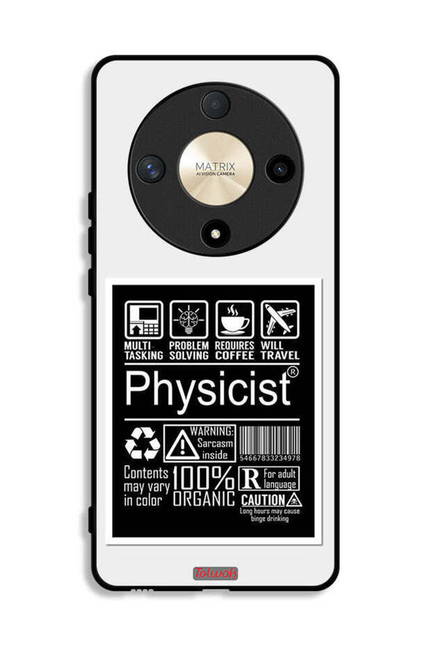 Honor X9b Protective Case Cover Physicist Sticker