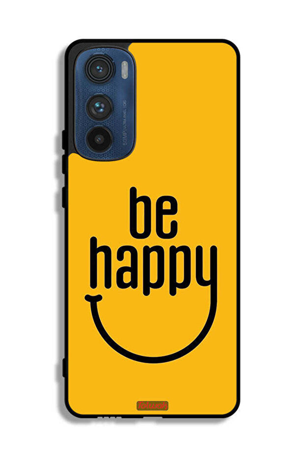 Motorola Edge 30 Protective Case Cover Be Happy