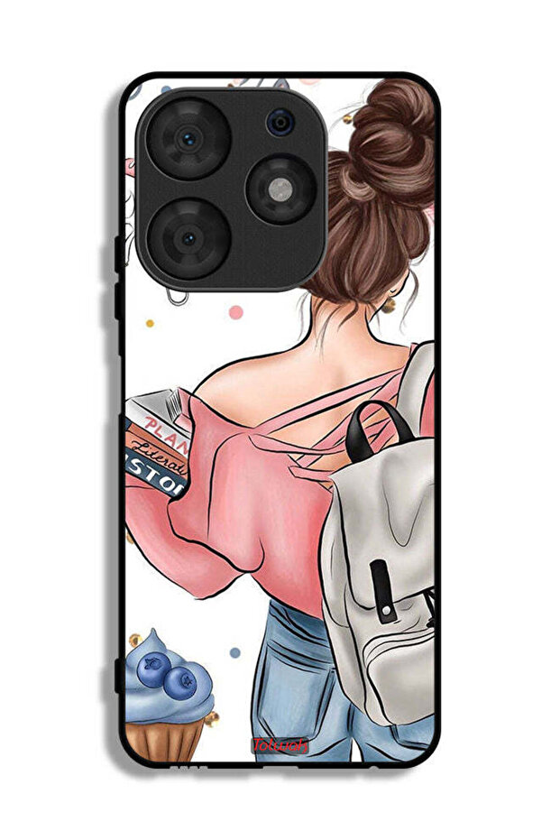 Tecno Spark 10 Pro Protective Case Cover Books In Hands