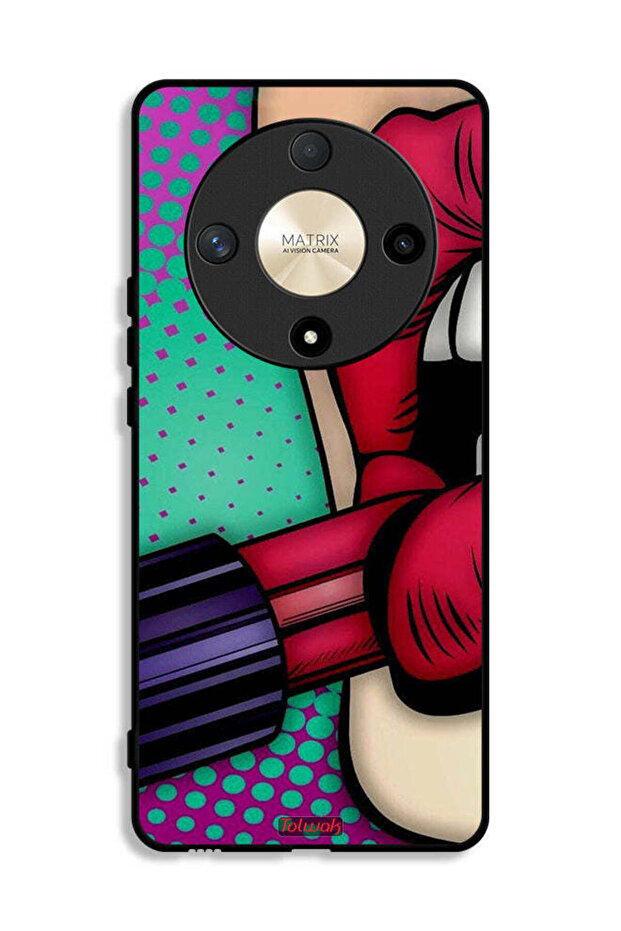 Honor X9b Protective Case Cover Lipstick