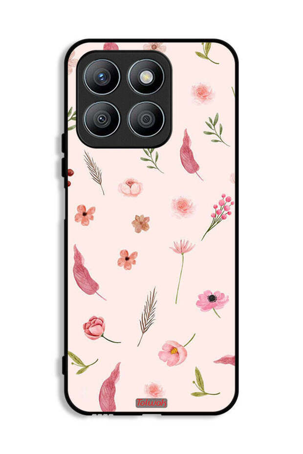 Honor X8b Protective Case Cover Leaves And Roses Pattern