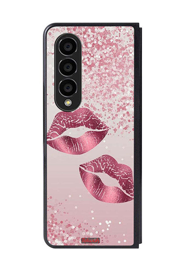 Samsung Galaxy Z Fold 4 Protective Case Cover Glitter Lips