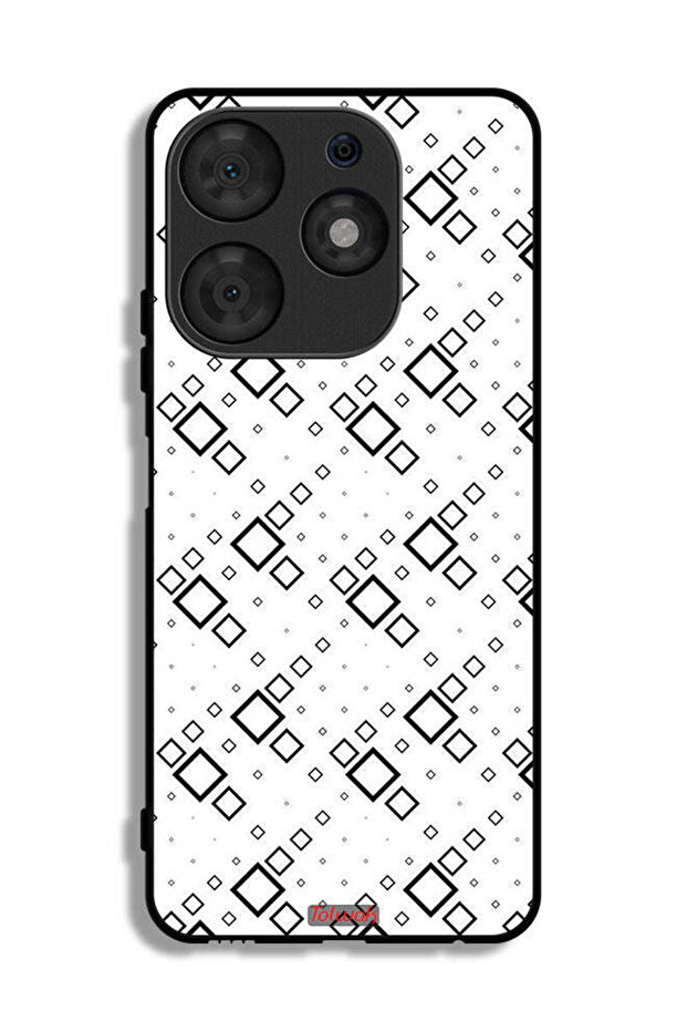 Tecno Spark 10 Pro Protective Case Cover Square Abstract Digital Art