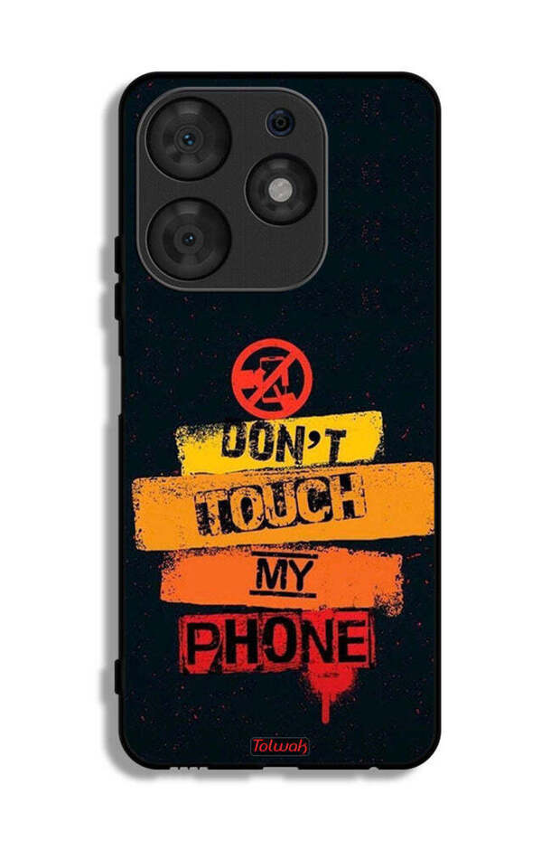 Tecno Spark 10 Pro Protective Case Cover Do Not Touch My Phone