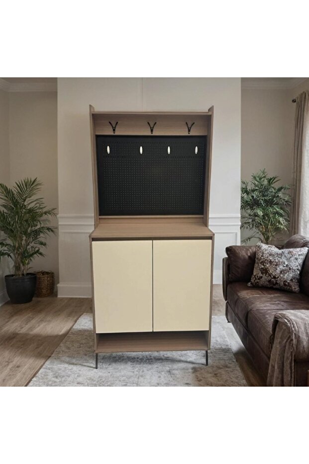 دولاب بوفية ركن قهوة مقاس 80 سم - 1