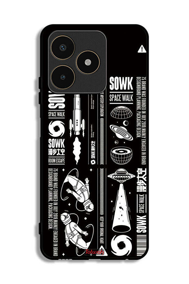 Realme C53 Protective Case Cover Sowk Space Walk Sticker