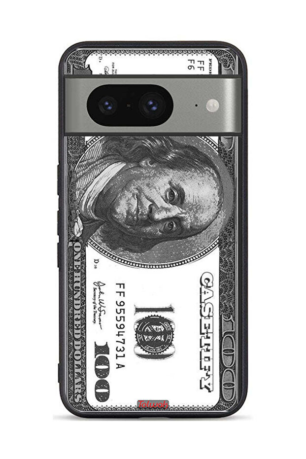 Google Pixel 8 Protective Case Cover Dollar Pattern - 1