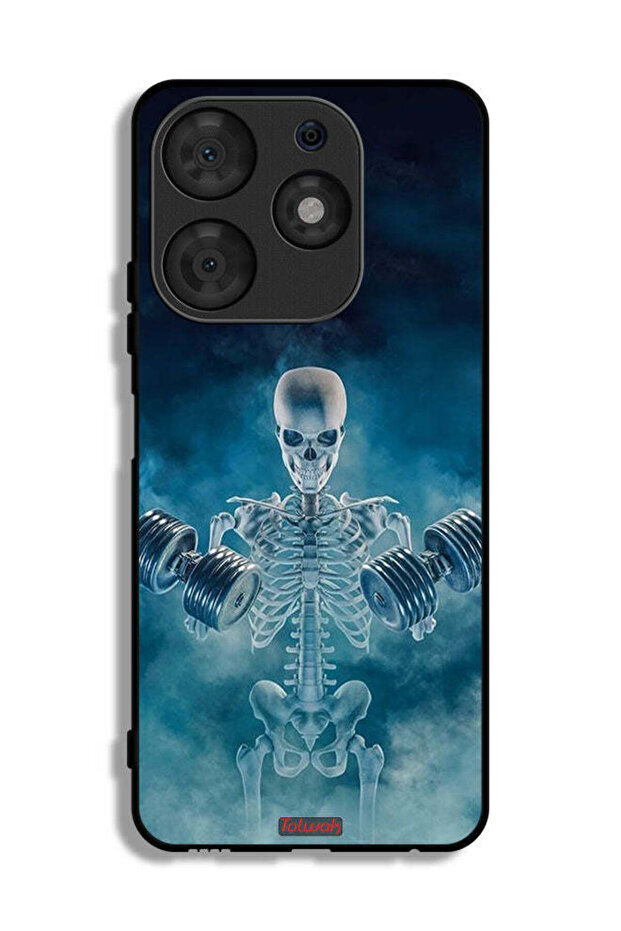 Tecno Spark 10 Pro Protective Case Cover No Pain No Gain Pose