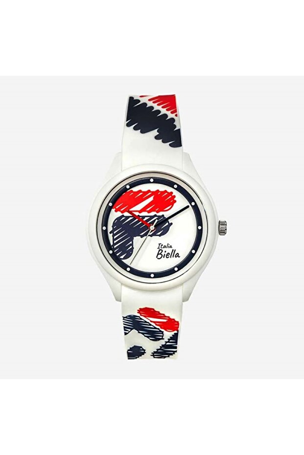 Adult Unisex Analog Watch, White 38-321-301, 44 mm